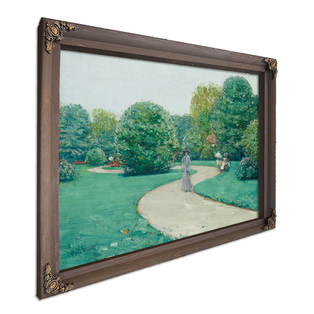 Parc Monceaux Paris By Childe Hassam