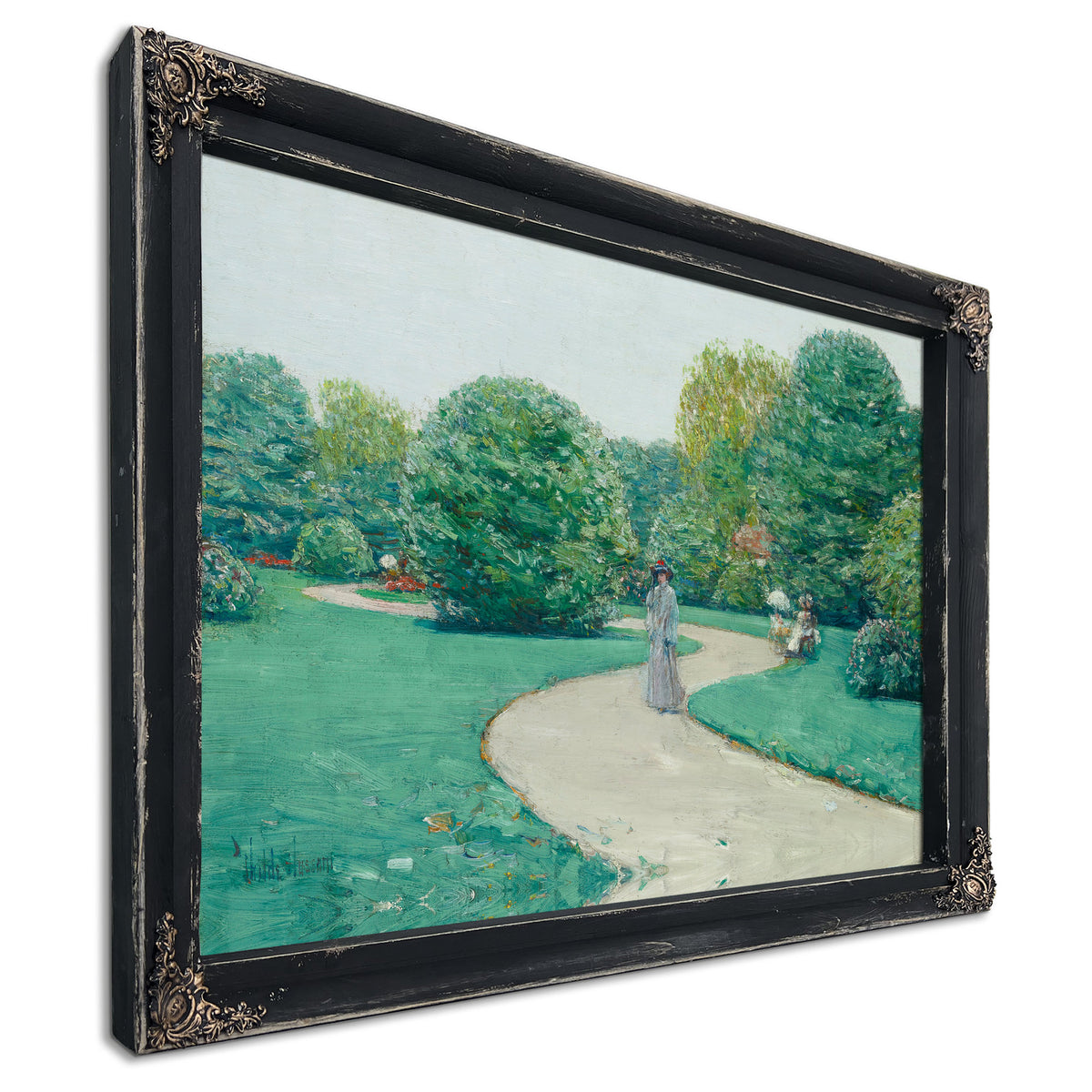 Parc Monceaux Paris By Childe Hassam