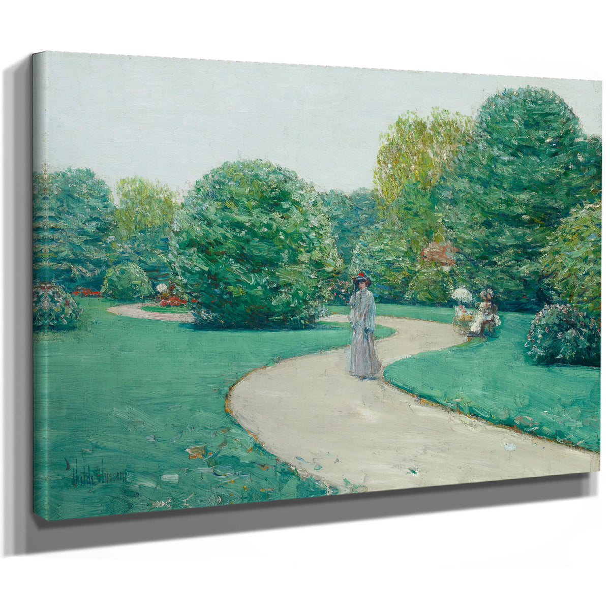 Parc Monceaux Paris By Childe Hassam
