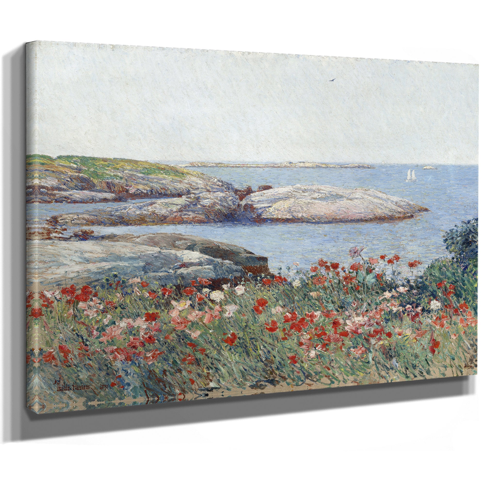 Poppiesisles Shoals By Childe Hassam