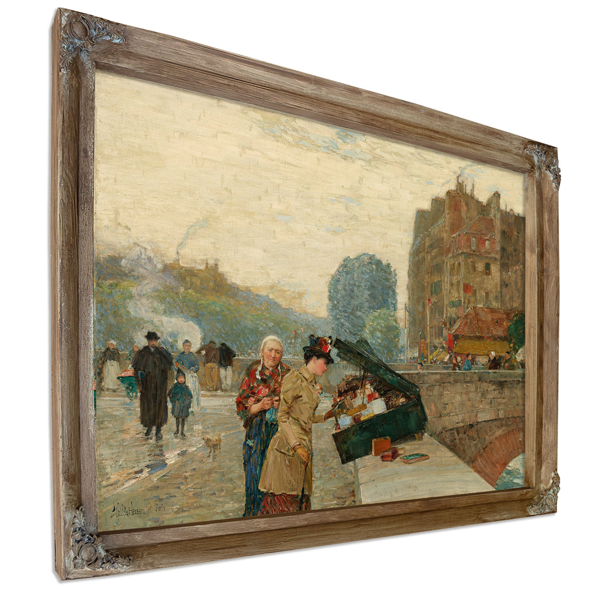 Quai St Michel By Childe Hassam
