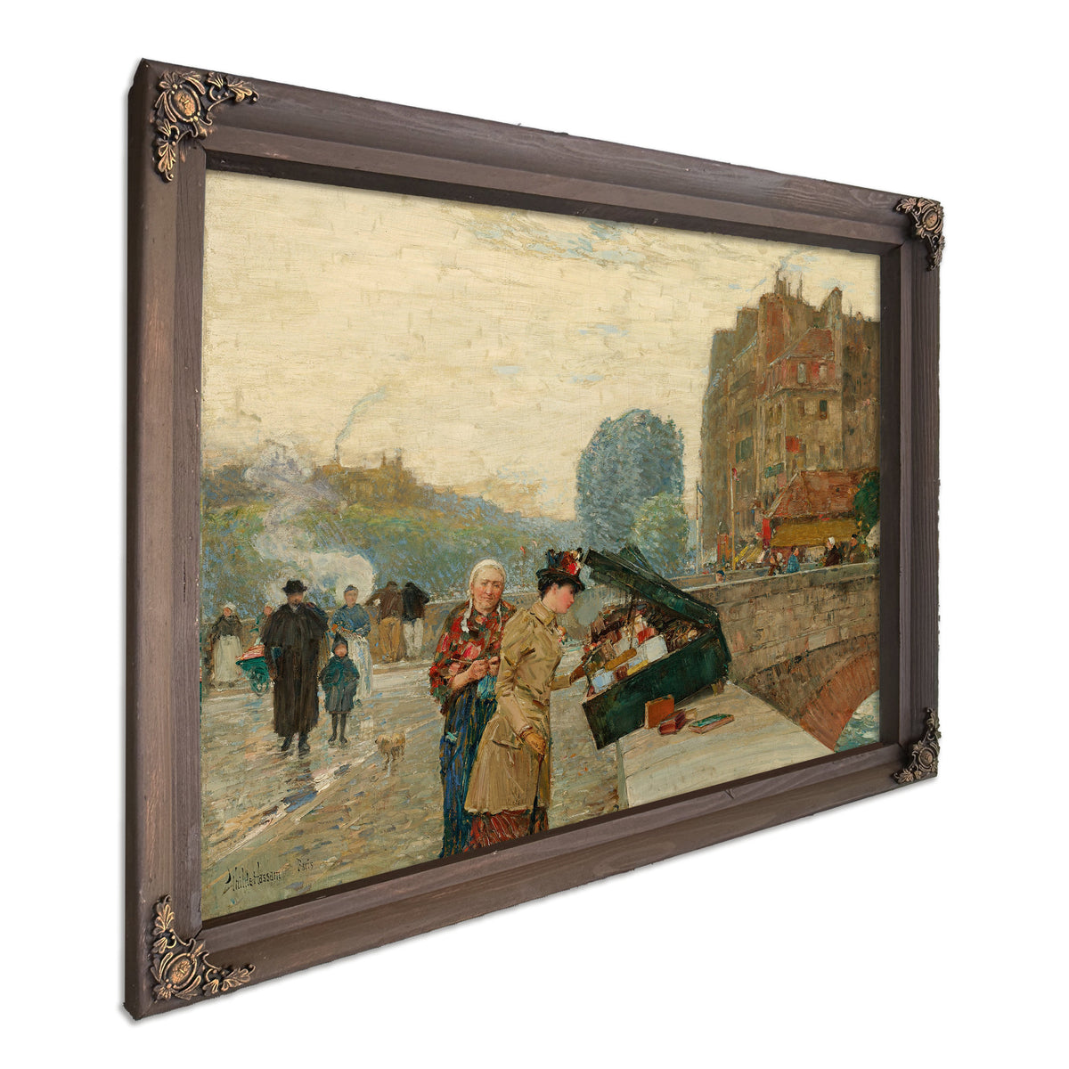 Quai St Michel By Childe Hassam