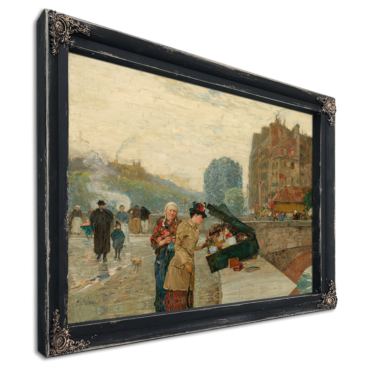 Quai St Michel By Childe Hassam