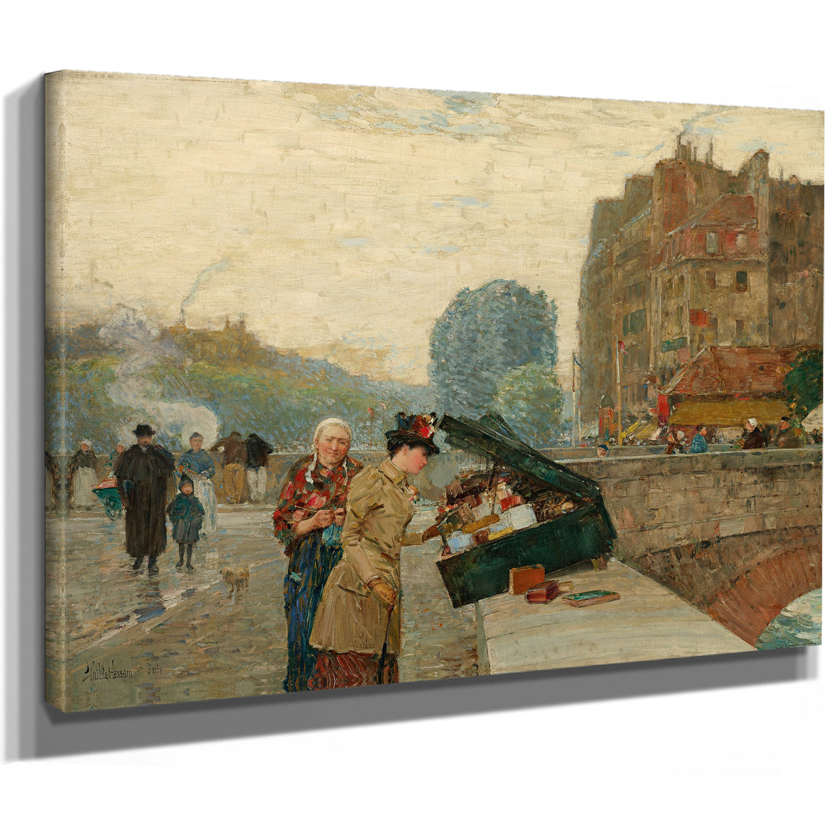 Quai St Michel By Childe Hassam