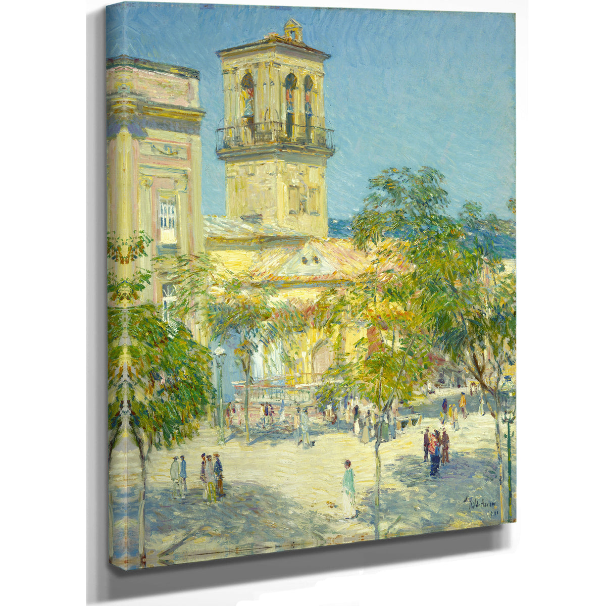 Street the Great Captain Cordoba By Childe Hassam