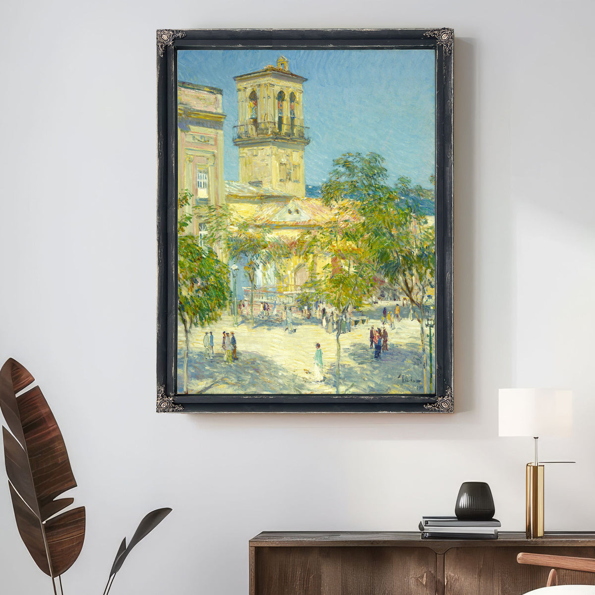 Street the Great Captain Cordoba By Childe Hassam