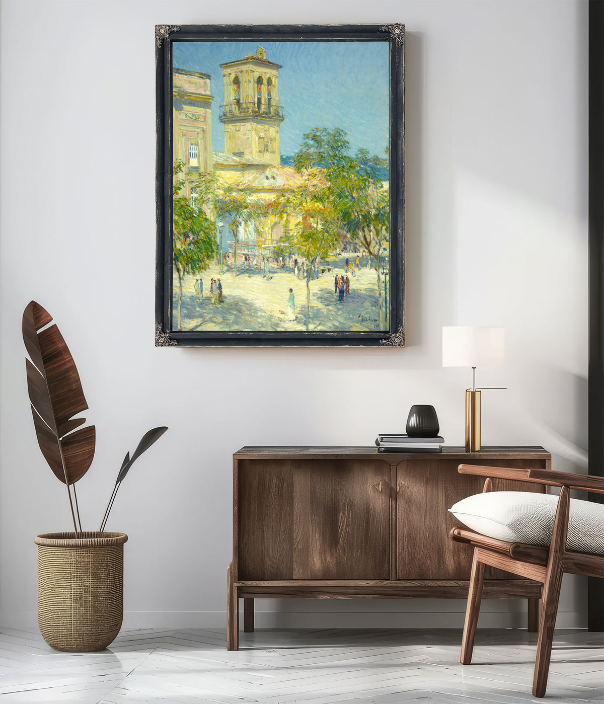 Street the Great Captain Cordoba By Childe Hassam