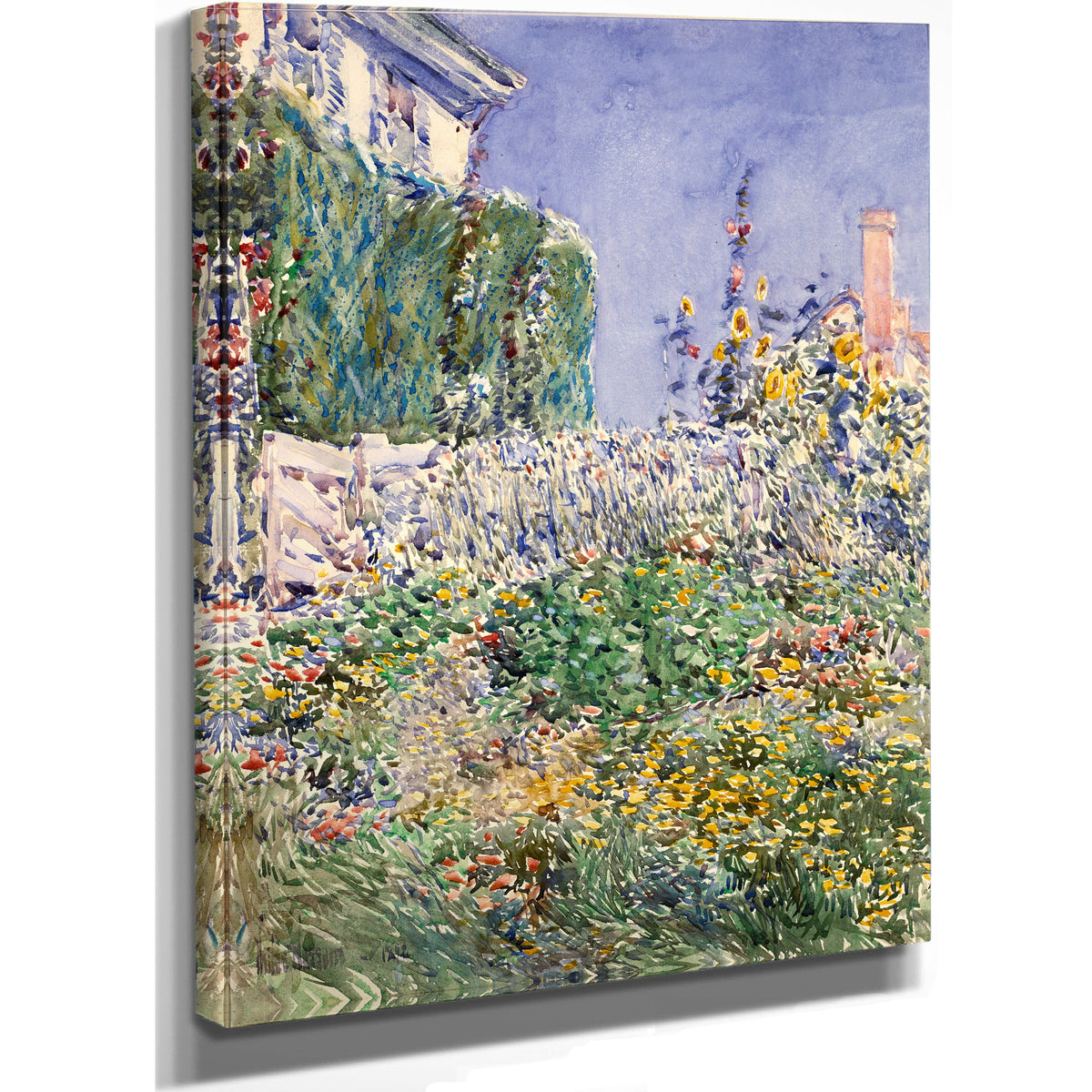 Thaxters Garden By Childe Hassam