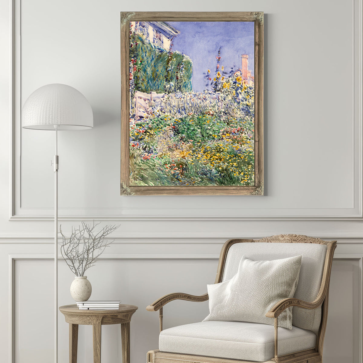 Thaxters Garden By Childe Hassam