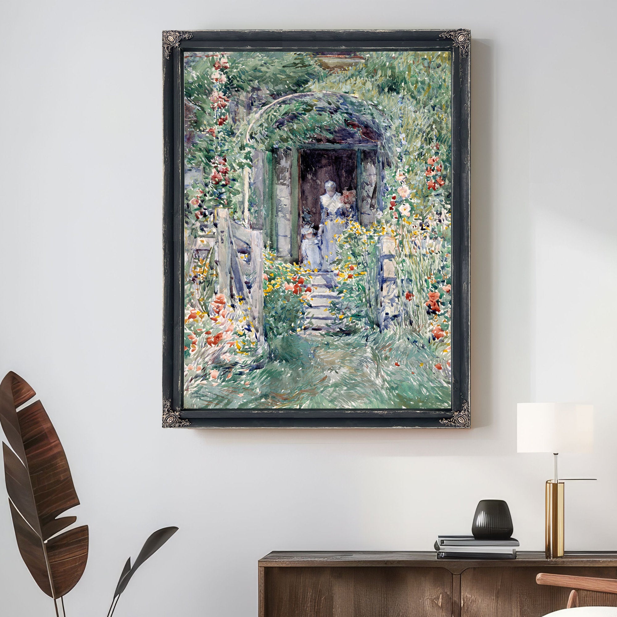 The Garden Its Glory By Childe Hassam