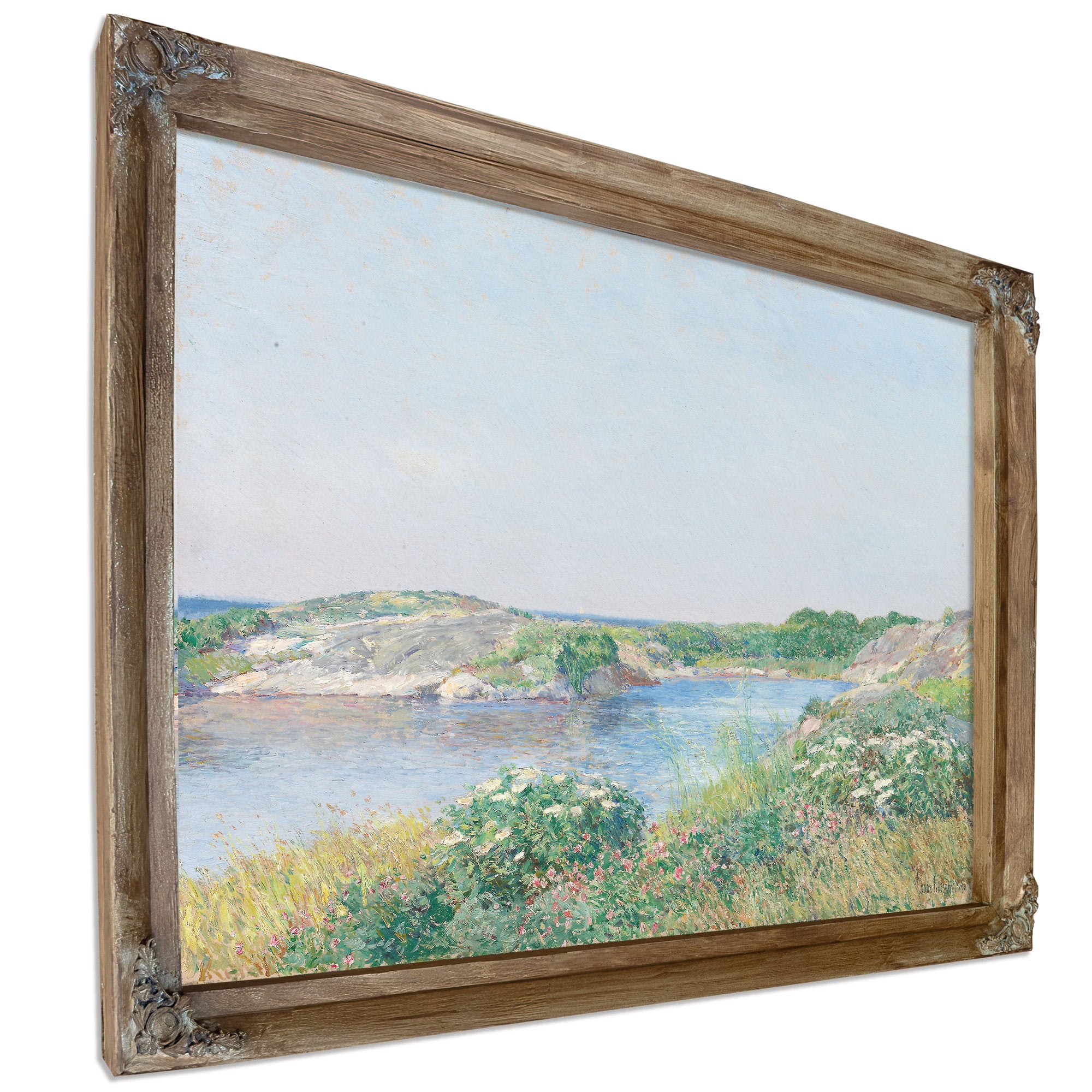 The Little Pond Appledore By Childe Hassam