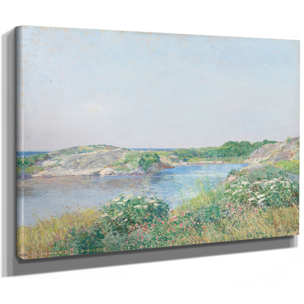 The Little Pond Appledore By Childe Hassam