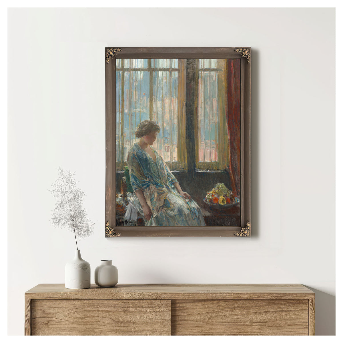 The New York Window By Childe Hassam