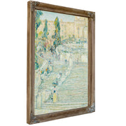 The Spanish Stairs Rome By Childe Hassam
