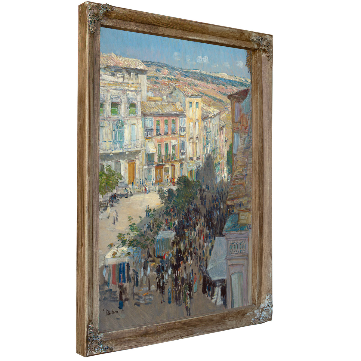 View a Southern French City By Childe Hassam