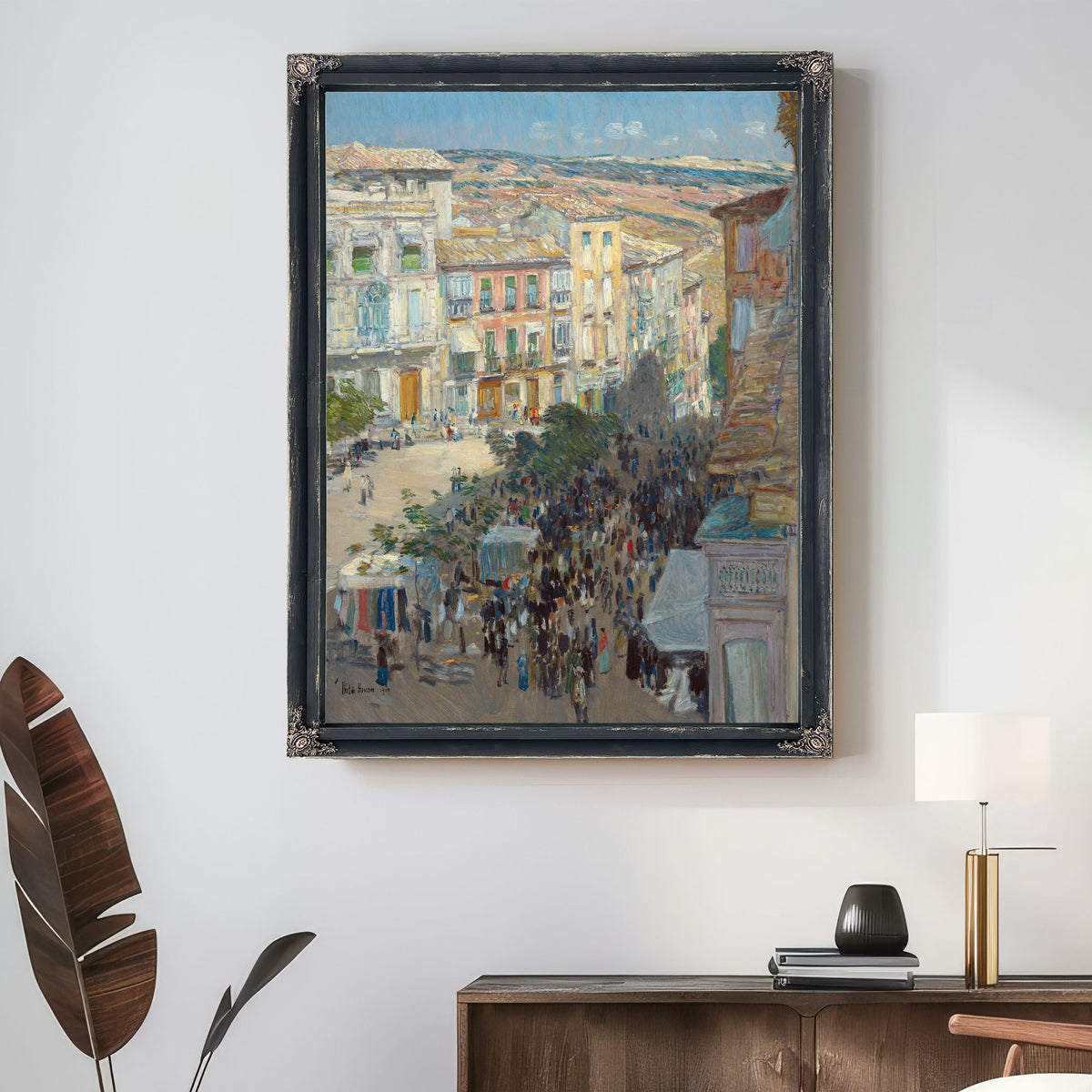 View a Southern French City By Childe Hassam