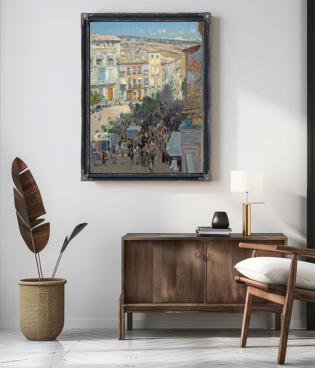 View a Southern French City By Childe Hassam