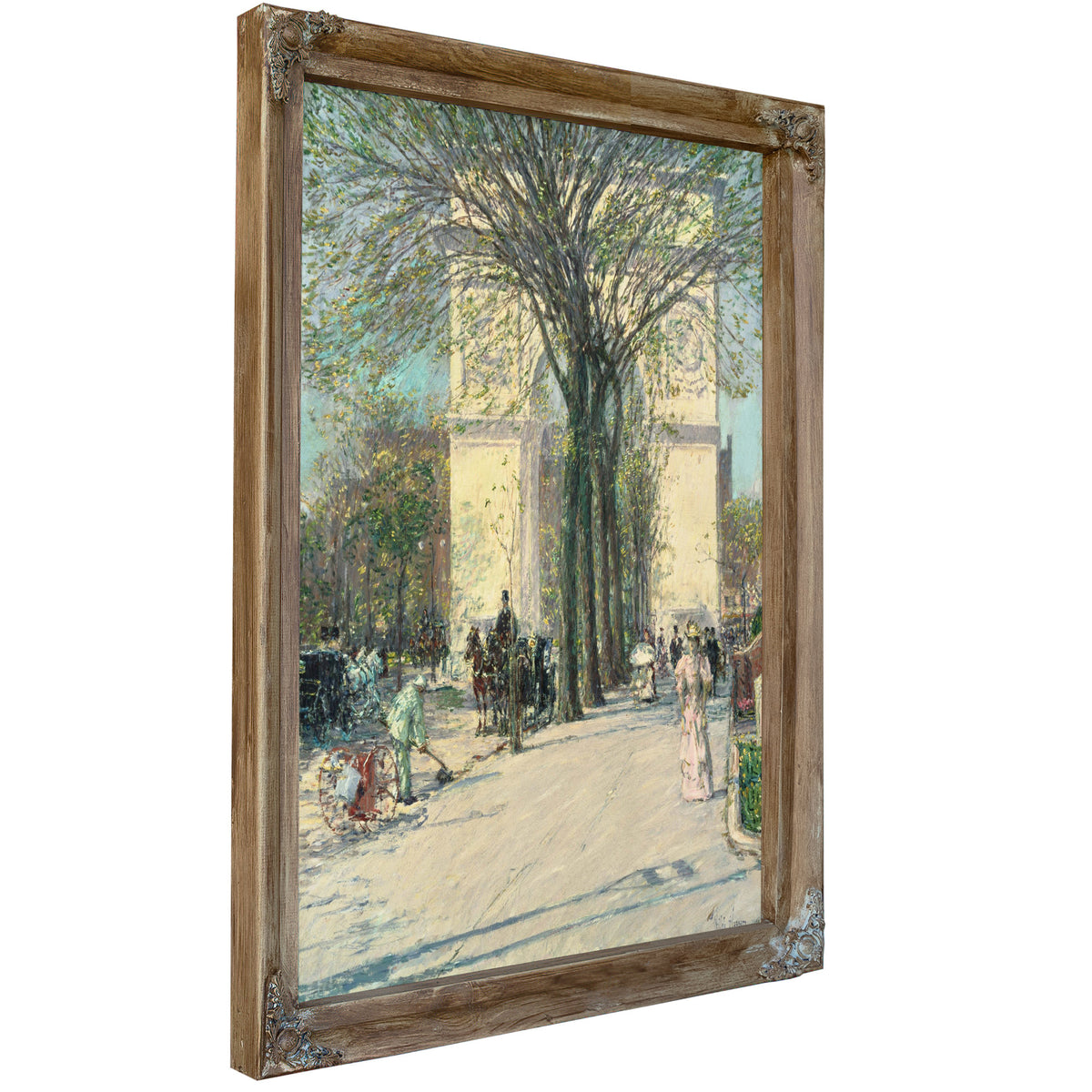 Washington Arch Spring By Childe Hassam