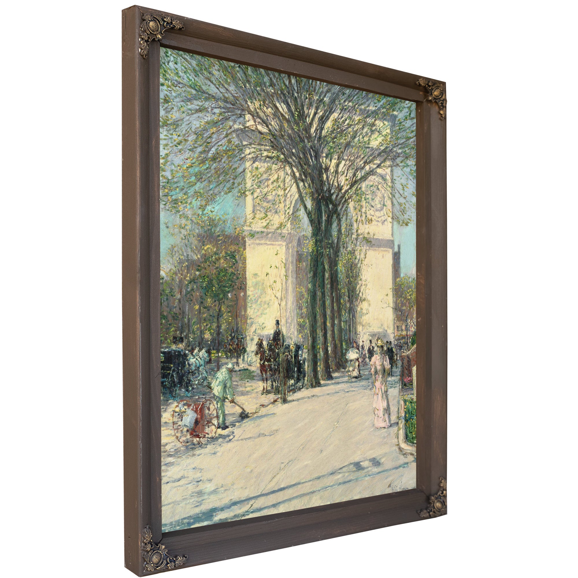 Washington Arch Spring By Childe Hassam