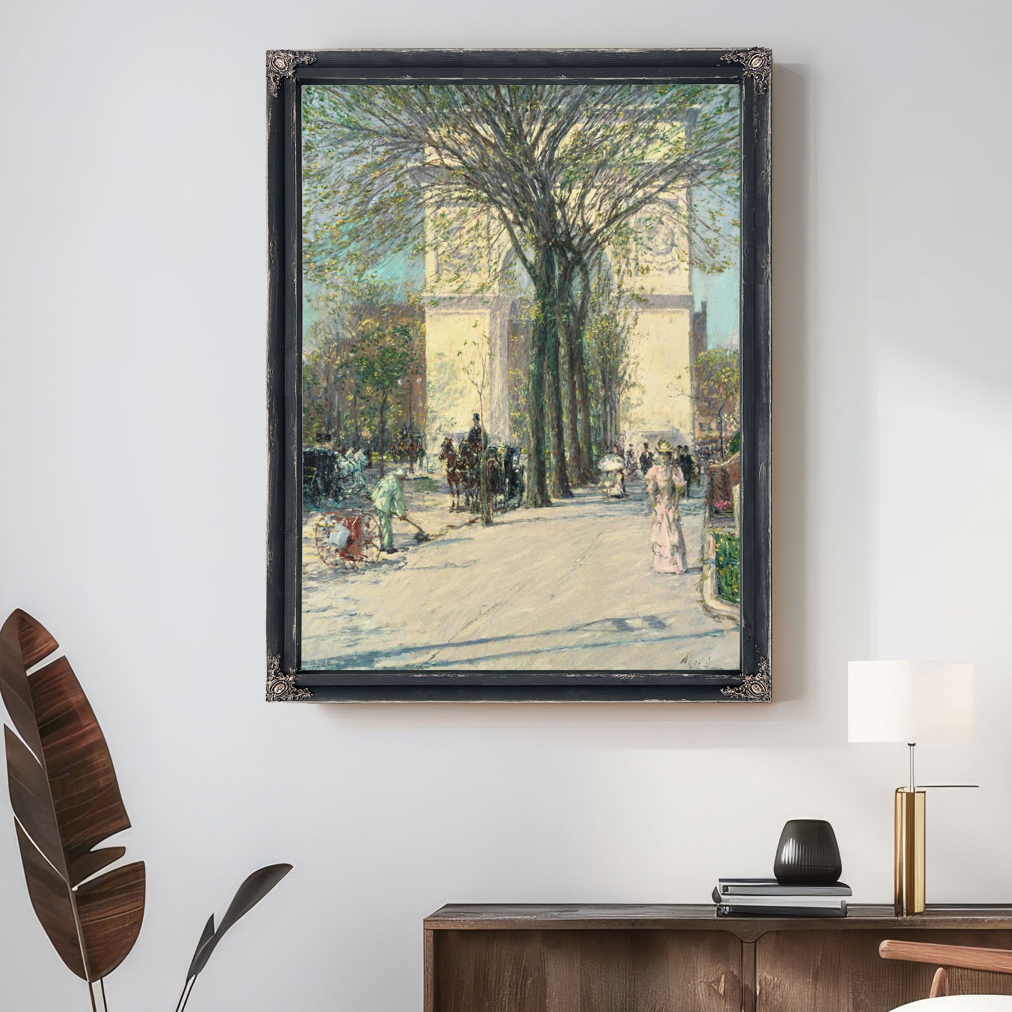 Washington Arch Spring By Childe Hassam