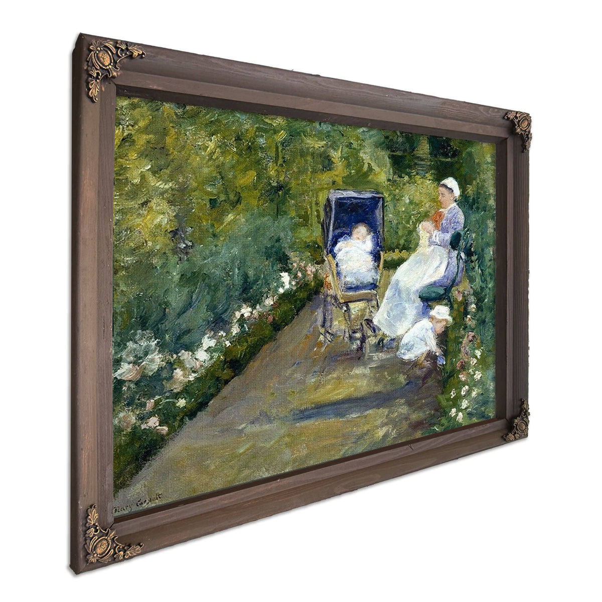 Children In A Garden (The Nurse) By Mary Cassatt