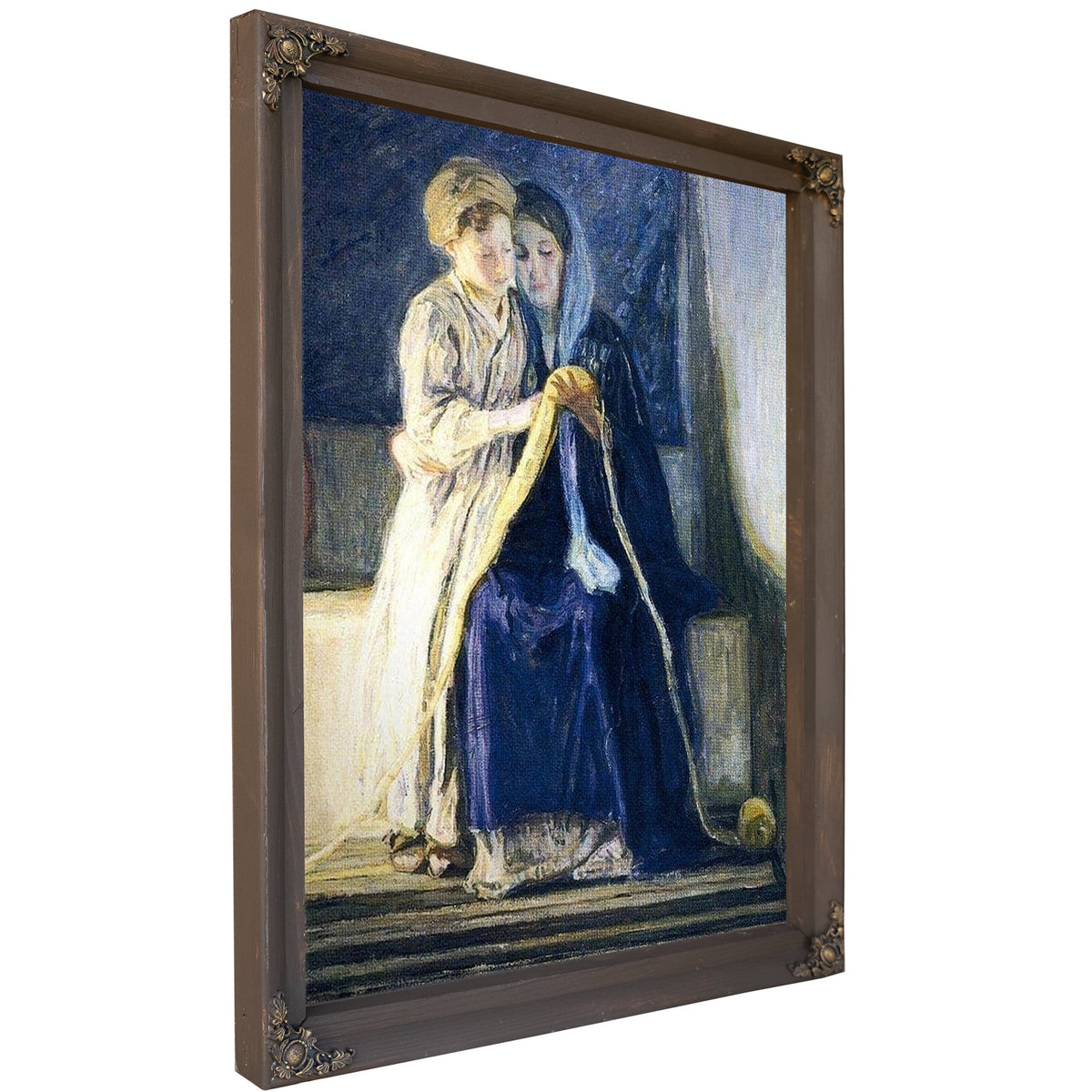 Christ And His Mother Studying The Scriptures By Henry Ossawa Tanner