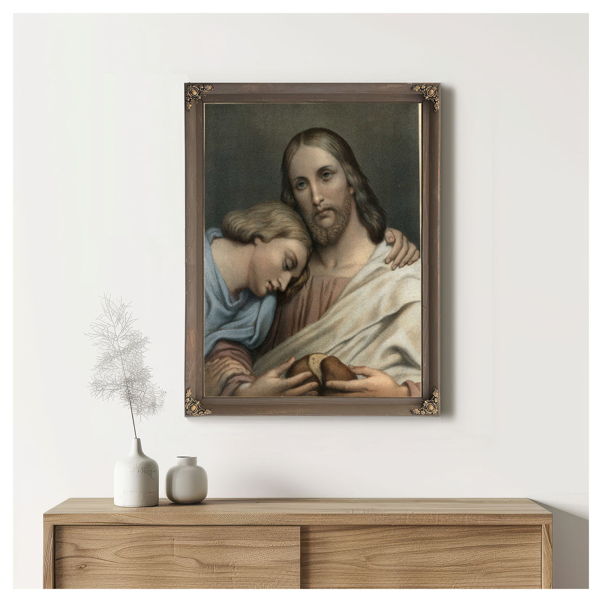 Christ And St John by Ary Scheffer