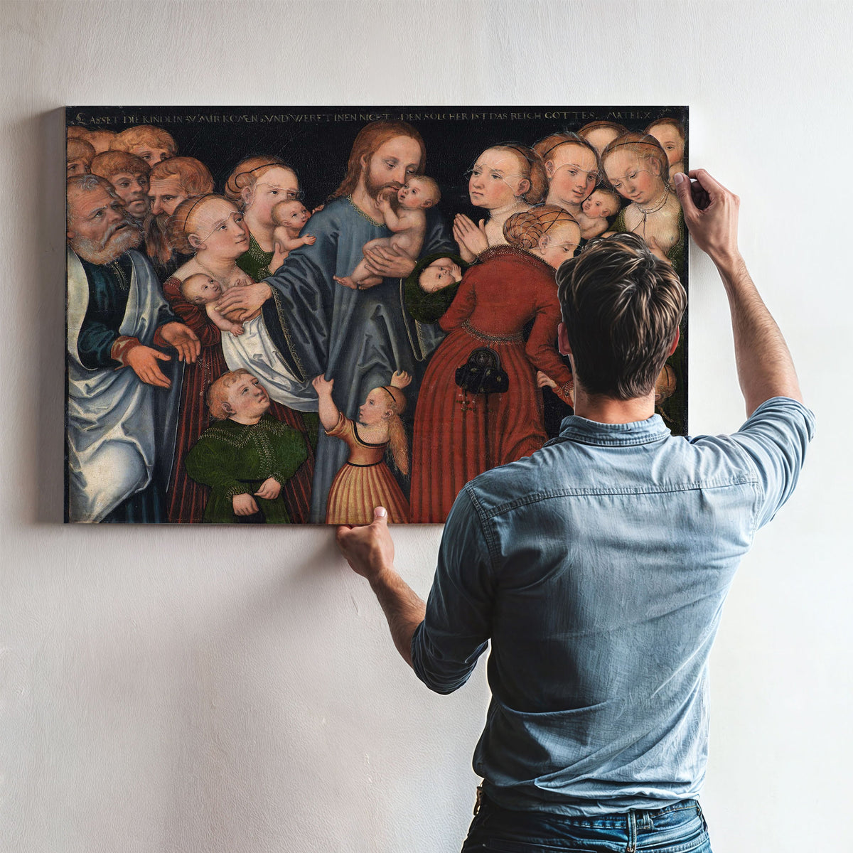 Christ Blessing The Children by Lucas Cranach The Elder