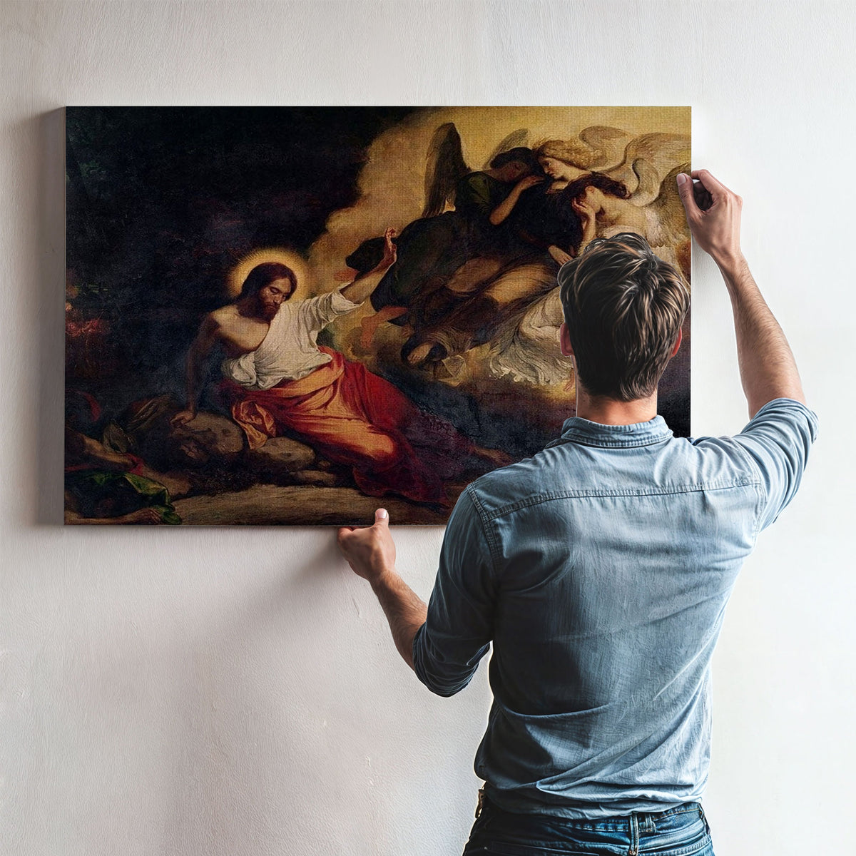 Christ In The Garden Of Olives By Ferdinand Victor Eugene Delacroix
