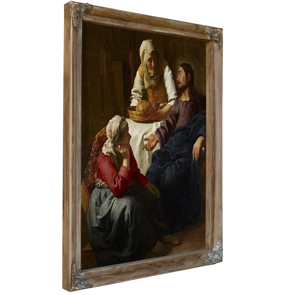 Christ In The House Of Martha And Mary 1656 By Johannes Vermeer