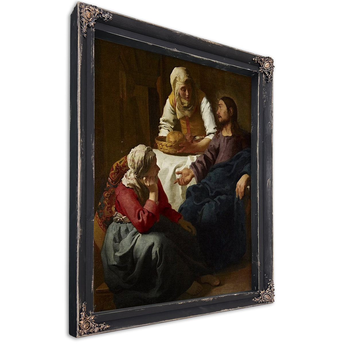 Christ In The House Of Martha And Mary 1656 By Johannes Vermeer