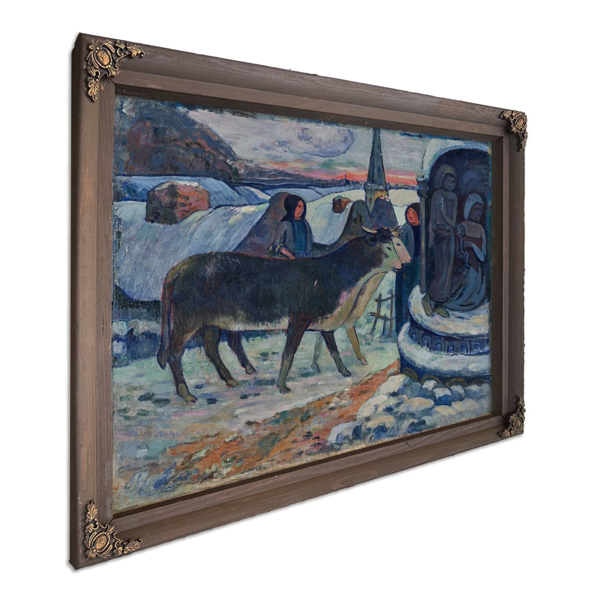 Christmas Night The Blessing Of The Oxen by Paul Gauguin