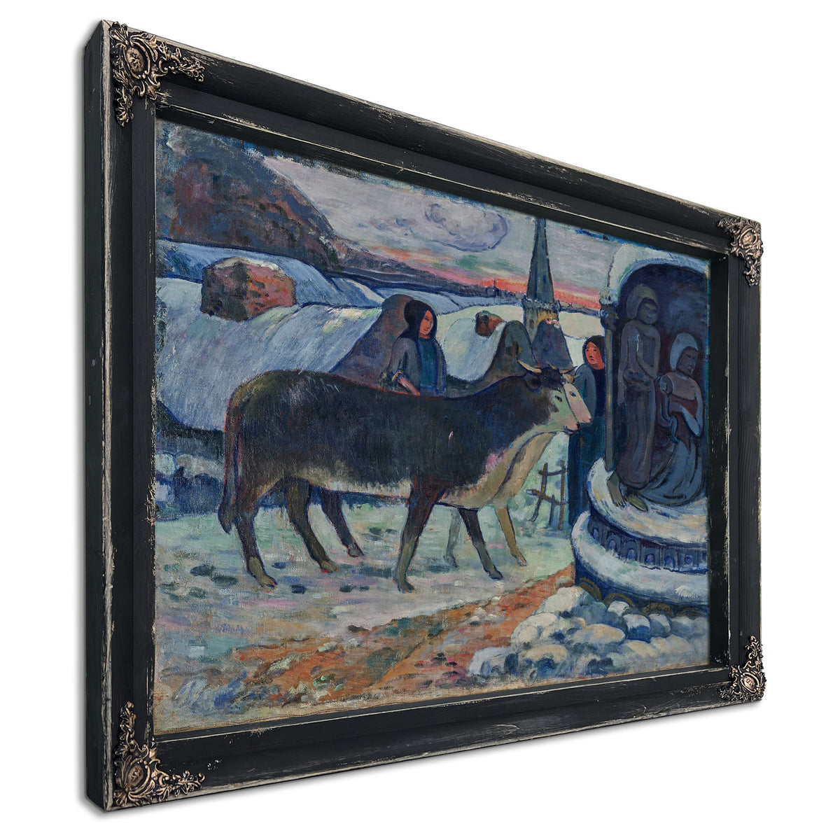 Christmas Night The Blessing Of The Oxen by Paul Gauguin