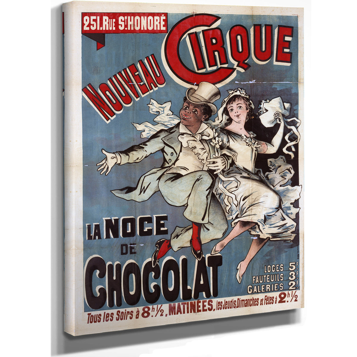 Rue St Honore Nouveau Cirque la By Vintage Circus Posters