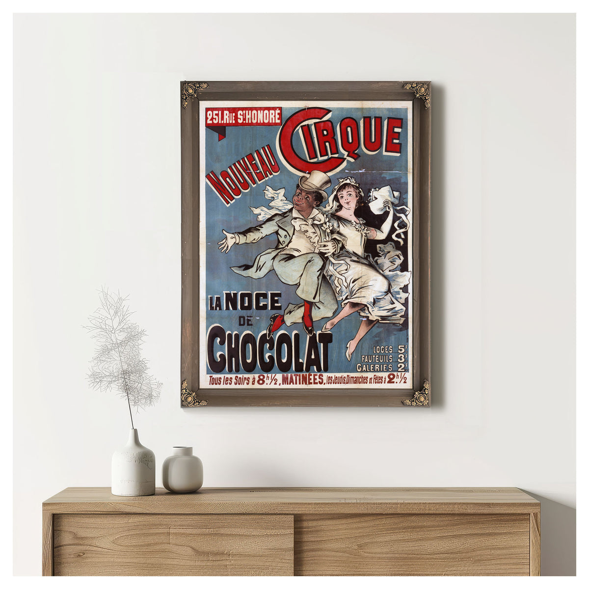 Rue St Honore Nouveau Cirque la By Vintage Circus Posters