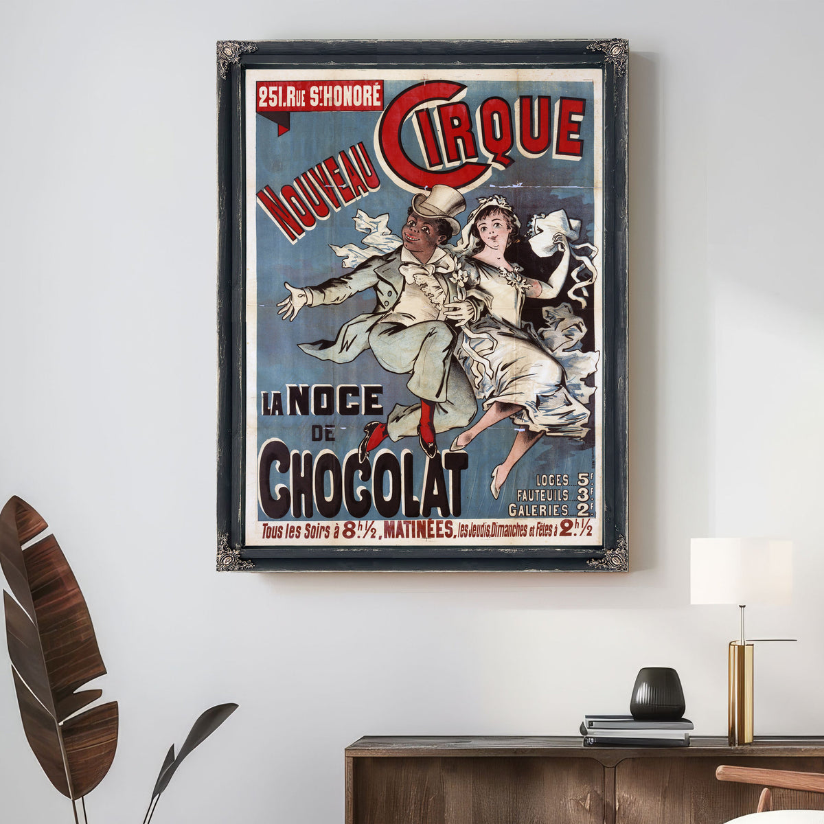Rue St Honore Nouveau Cirque la By Vintage Circus Posters