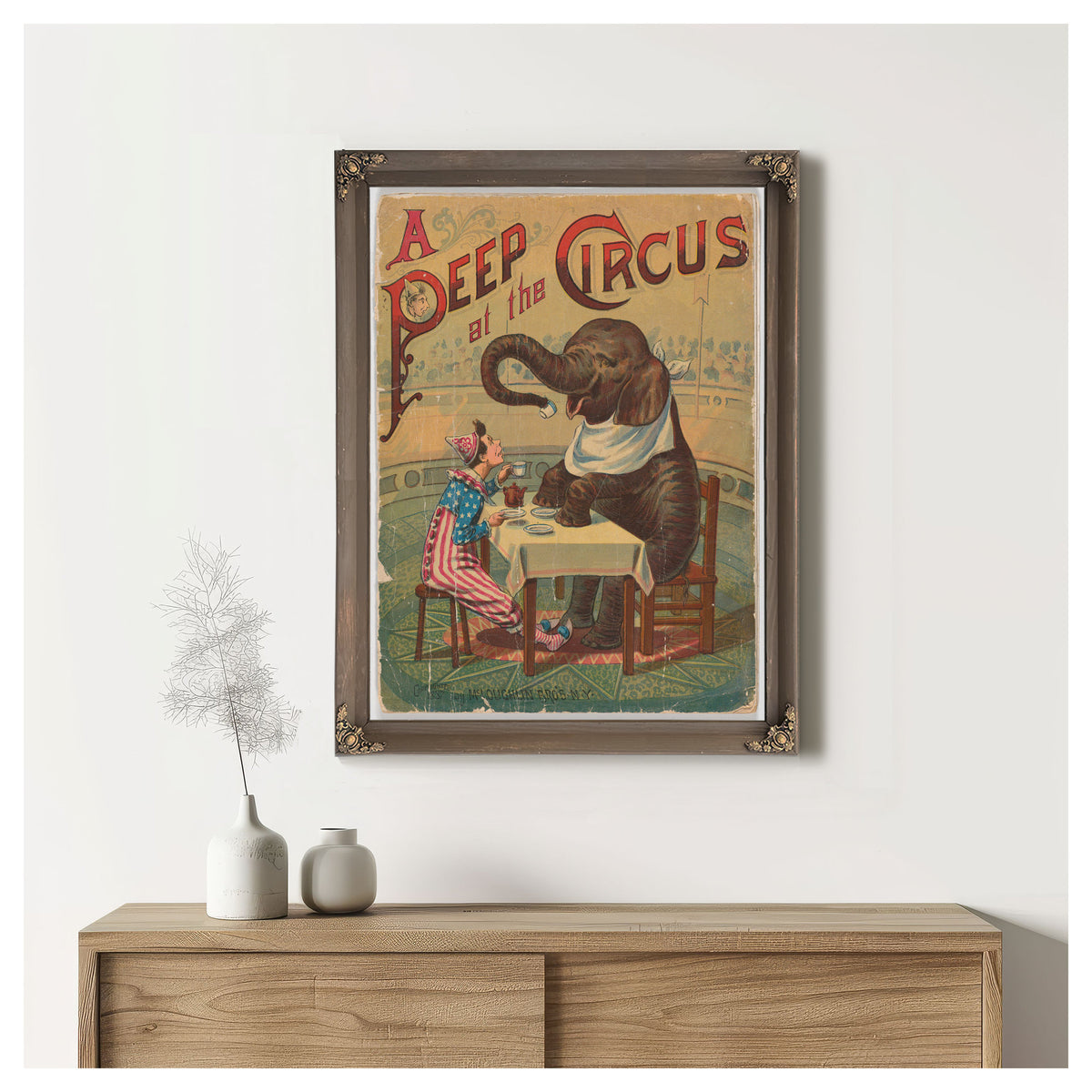 A Peep the Circus By Vintage Circus Posters