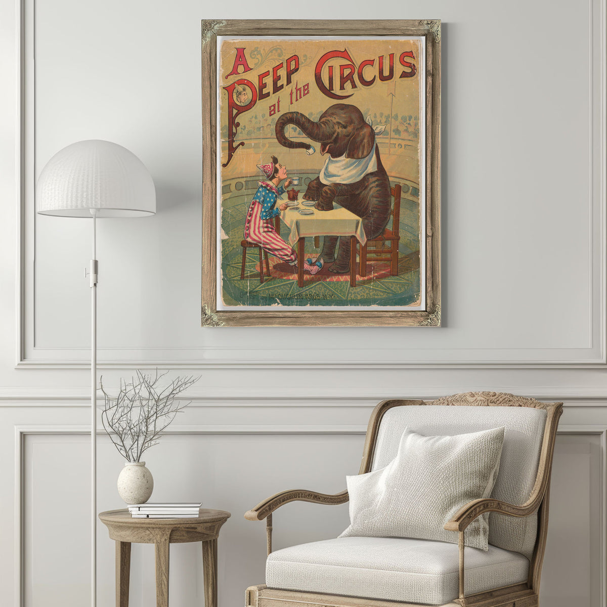 A Peep the Circus By Vintage Circus Posters