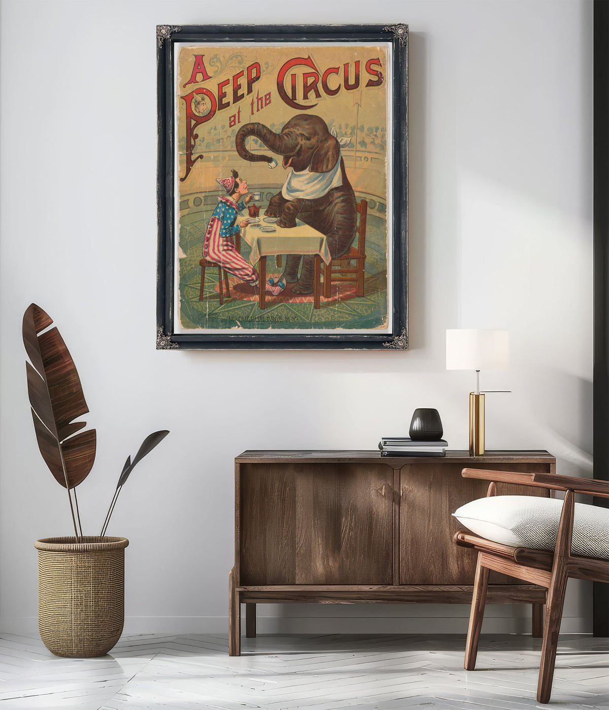 A Peep the Circus By Vintage Circus Posters