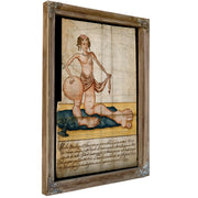 A Woman Scales Her Upper Body Grossly By Vintage Circus Posters