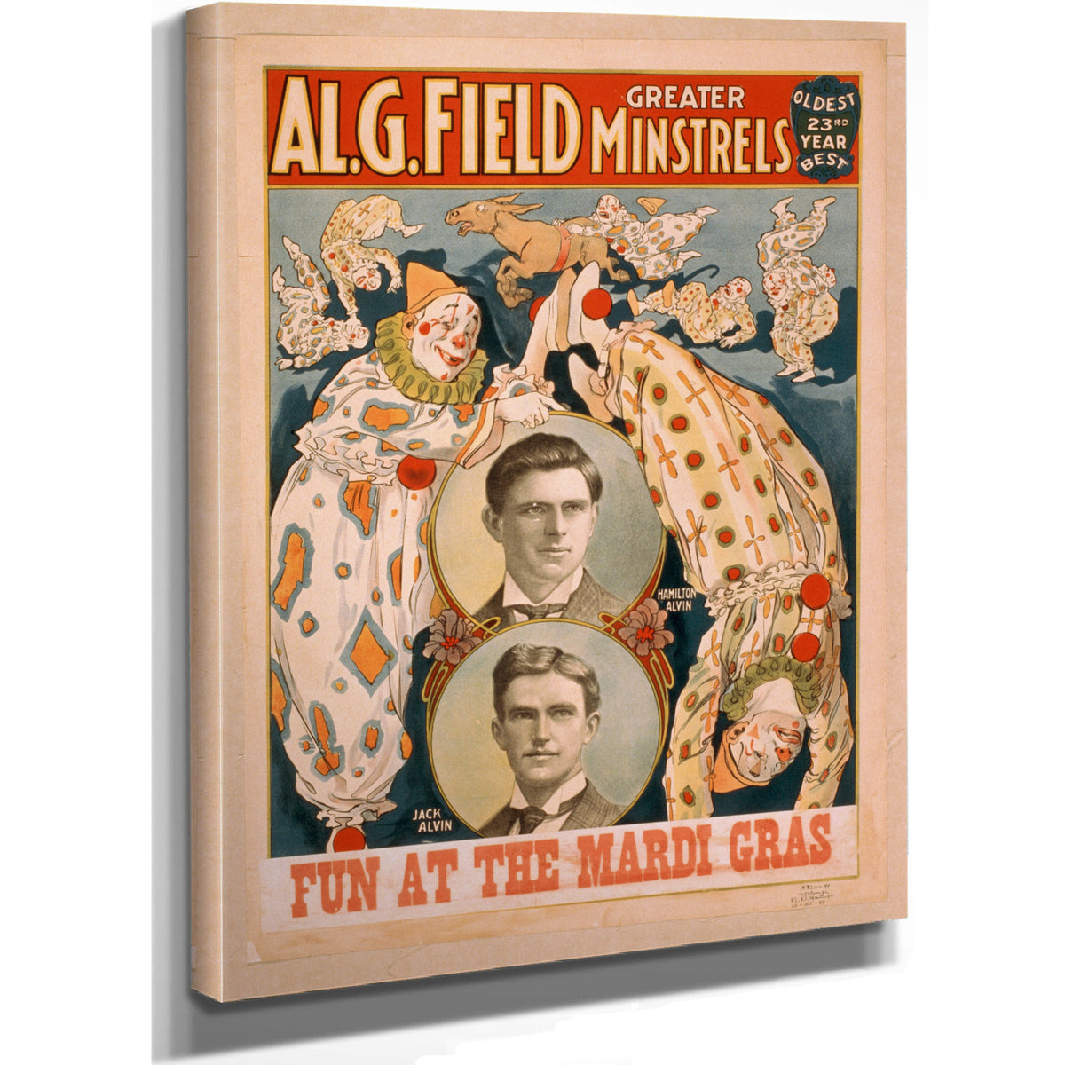 Al G Field Greater Minstrels Oldest By Vintage Circus Posters