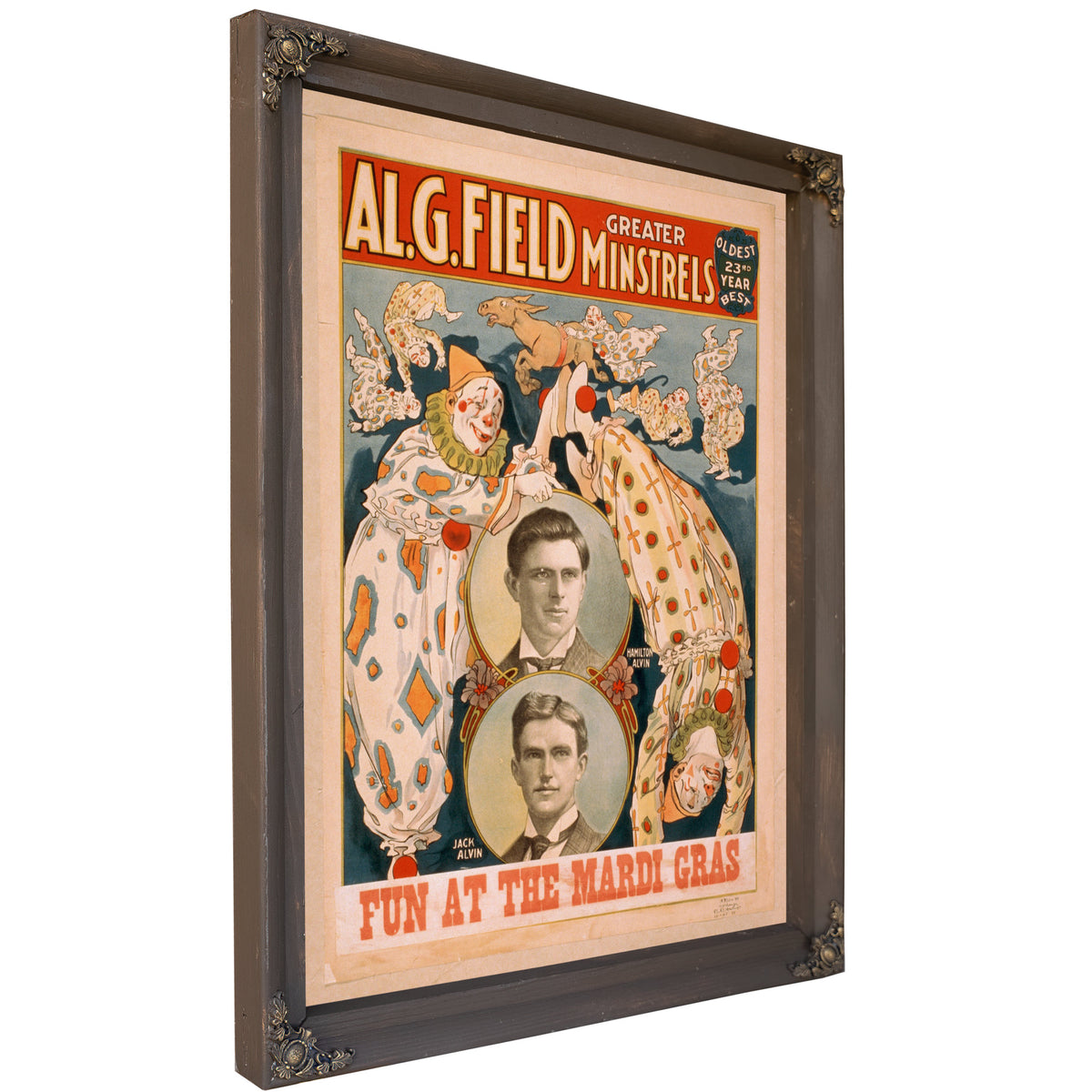 Al G Field Greater Minstrels Oldest By Vintage Circus Posters