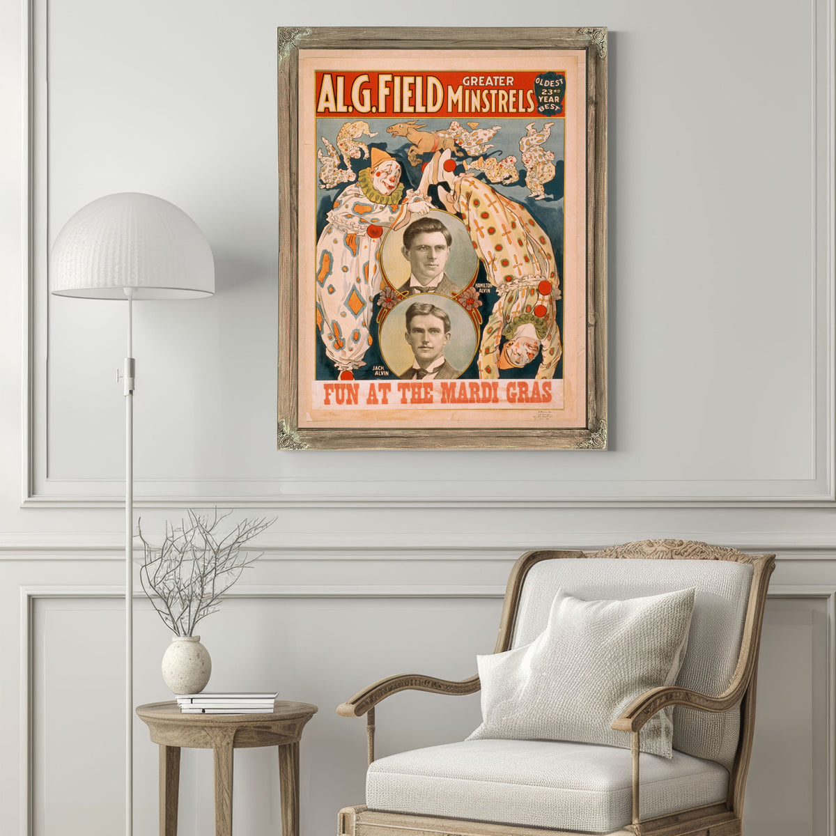 Al G Field Greater Minstrels Oldest By Vintage Circus Posters