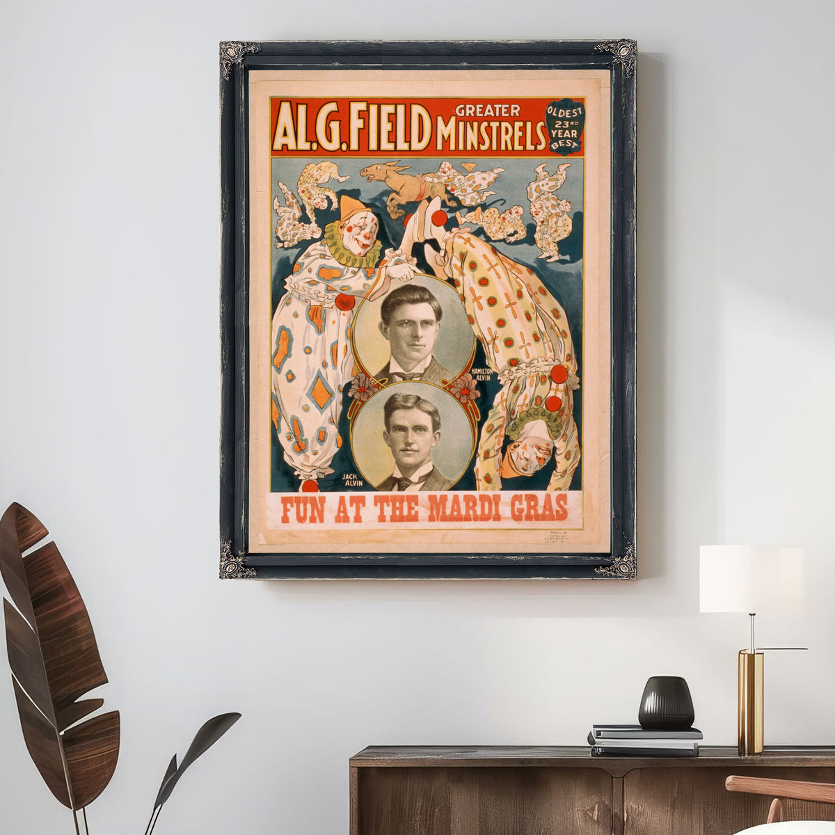 Al G Field Greater Minstrels Oldest By Vintage Circus Posters