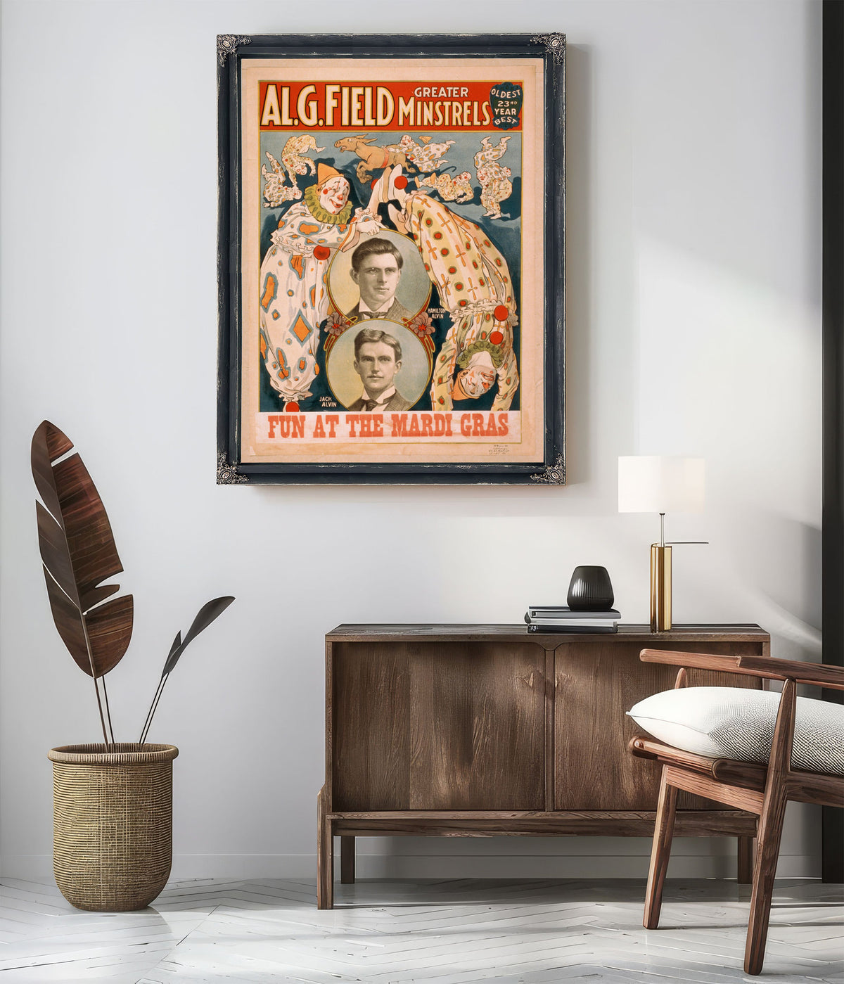 Al G Field Greater Minstrels Oldest By Vintage Circus Posters