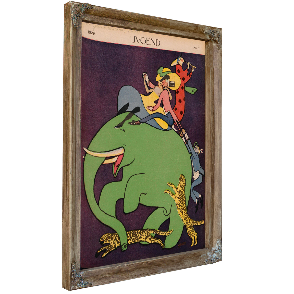 Albert Weisgerber Jugend Nr 07 1909 By Vintage Circus Posters