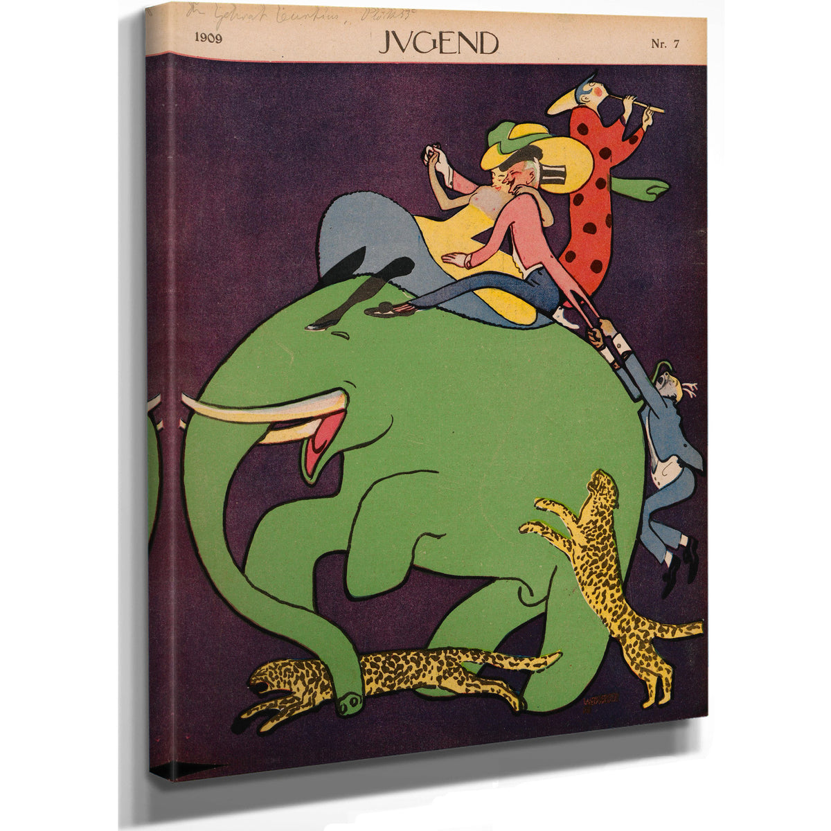 Albert Weisgerber Jugend Nr 07 1909 By Vintage Circus Posters