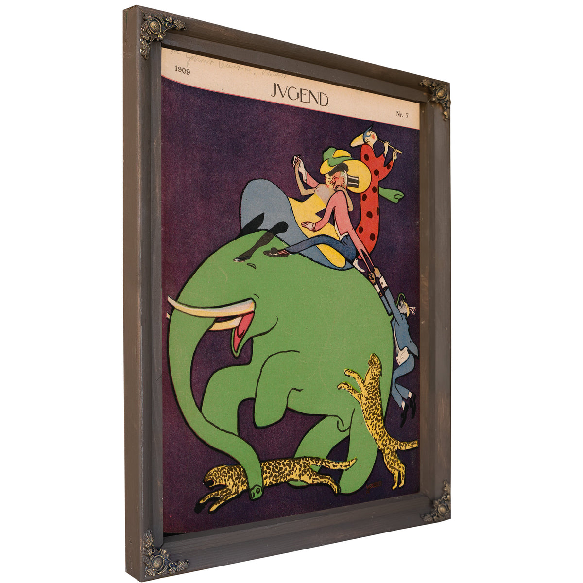 Albert Weisgerber Jugend Nr 07 1909 By Vintage Circus Posters