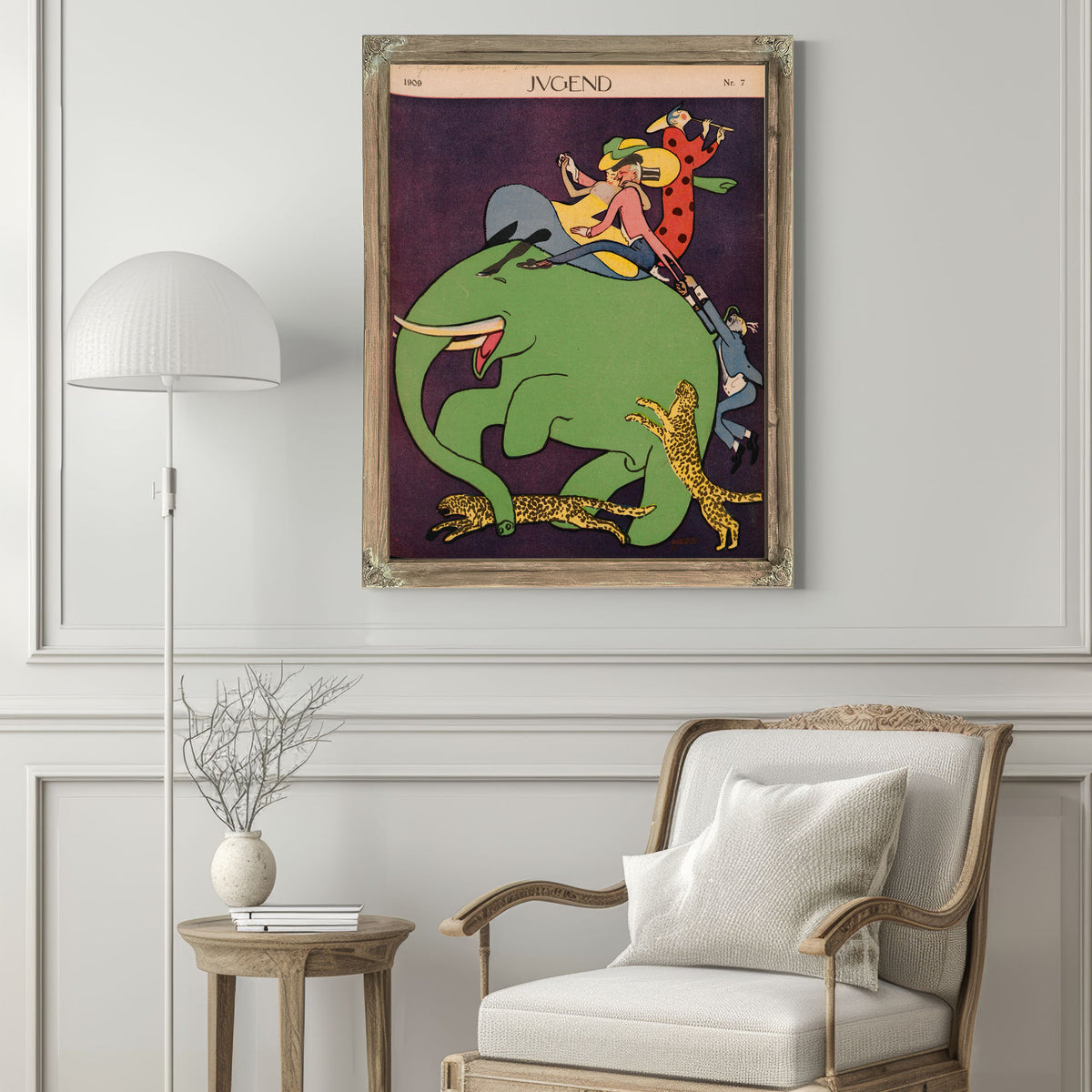 Albert Weisgerber Jugend Nr 07 1909 By Vintage Circus Posters