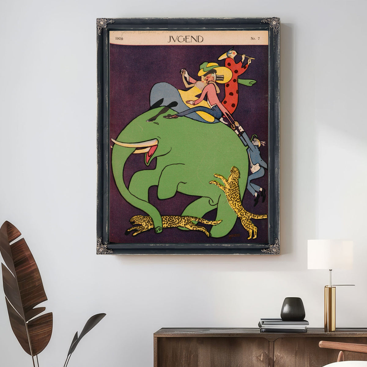 Albert Weisgerber Jugend Nr 07 1909 By Vintage Circus Posters